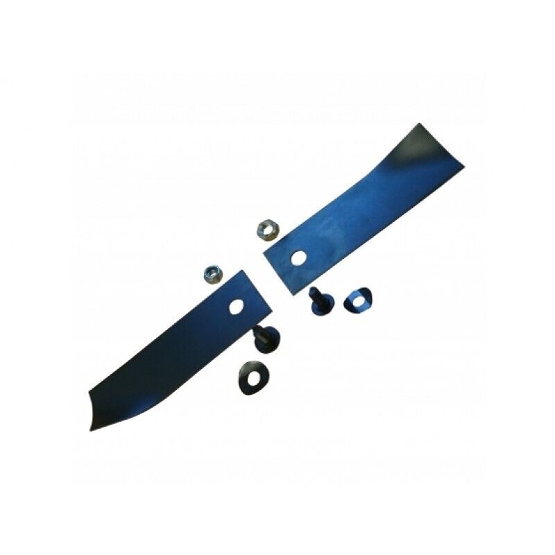 21" Cut Lawnmower Blade & Bolt Set Compatible with Masport Mowers OEM 980555 - Outdoor Spares