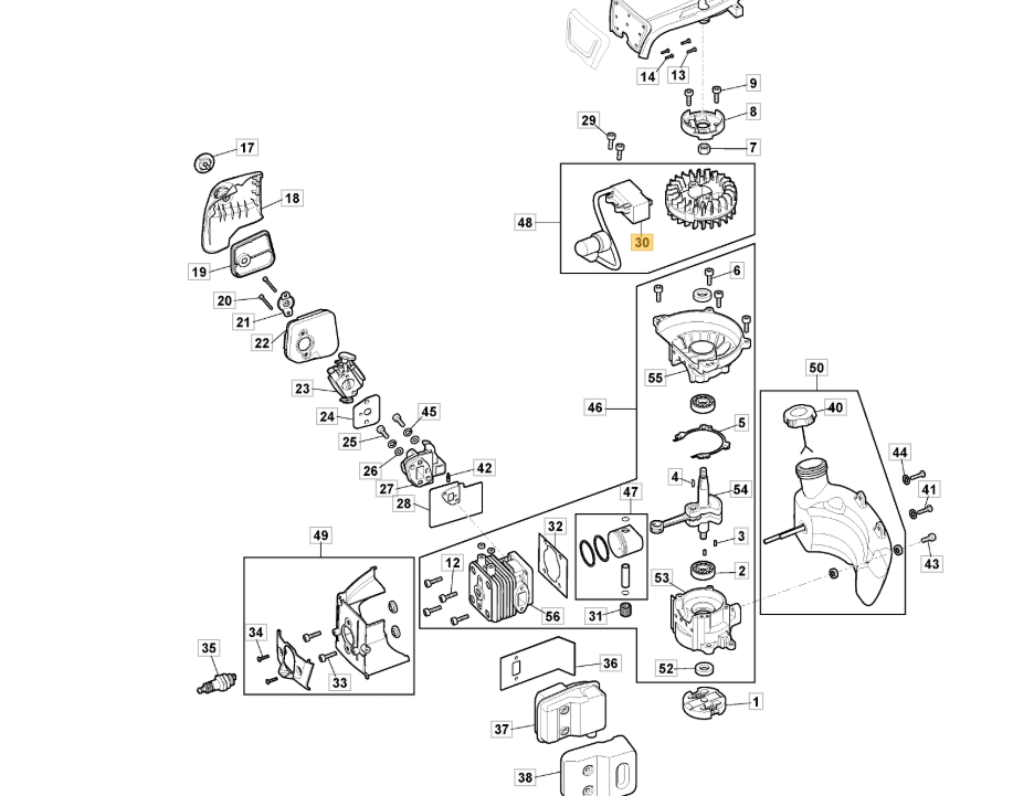 Mountfield MHT2322 Hedge Trimmer Ignition Coil (2021-2026) Part 118805500/0