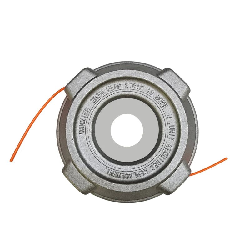 Aluminium Brushcutter Head Use Nylon Line 2mm - 3.5mm Centre Hole 25.4mm - Outdoor Spares