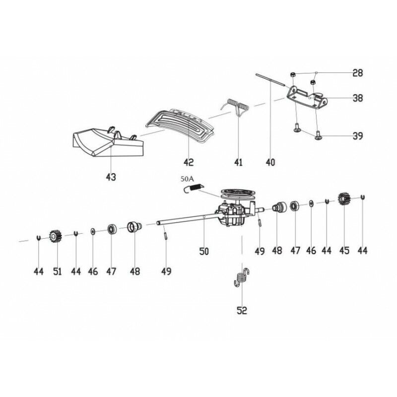 Cobra Mower Gearbox Spring Part No CO23000534301 M40SPB M46SPB M51SPB M51SPC - Outdoor Spares