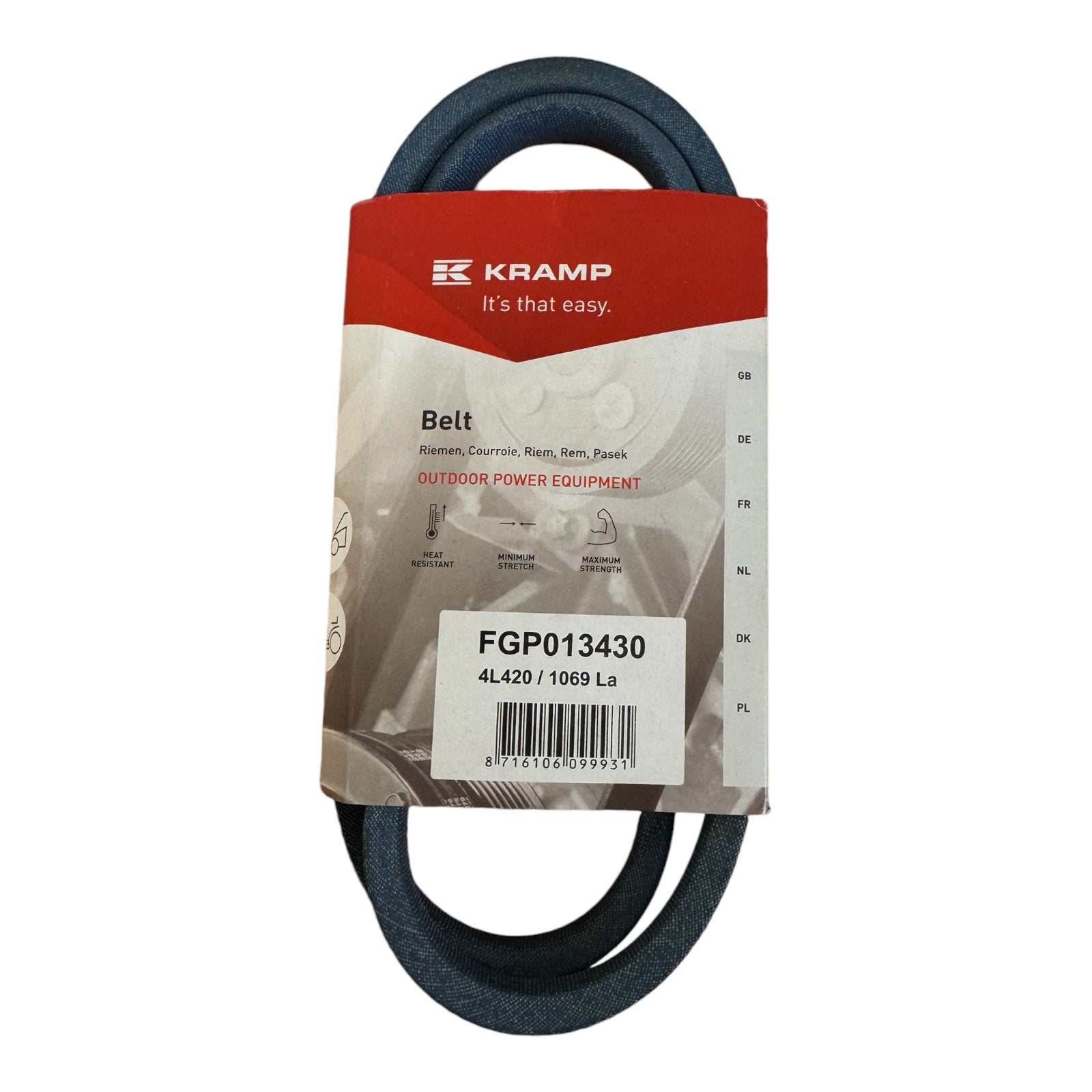Drive V - Belt 1/2" x 42" A40 Compatible With Scag 48854 MTD 1770373 Toro 7 - 1156 - Outdoor Spares