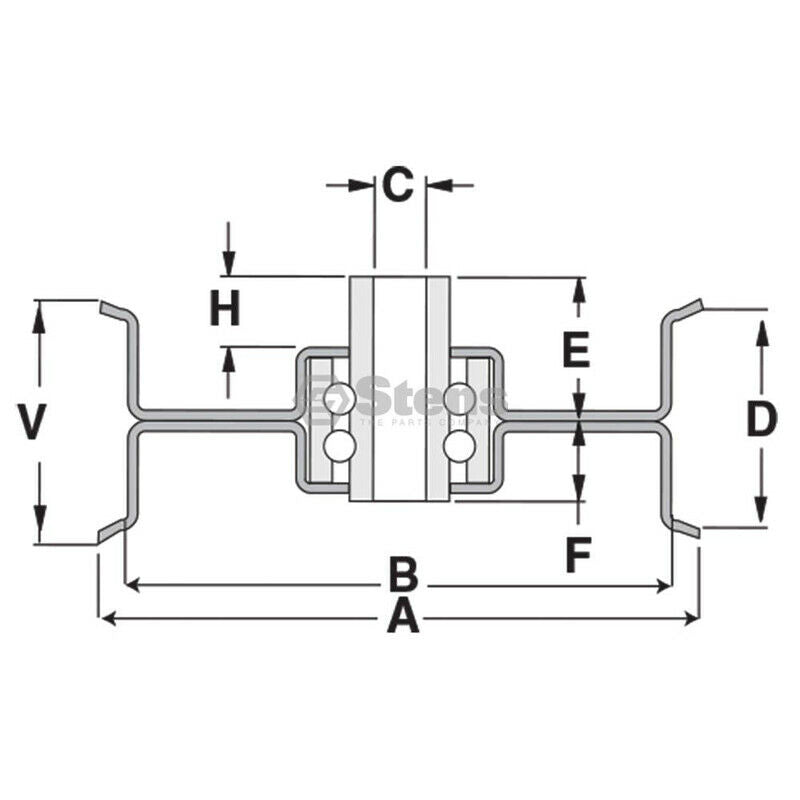 Flat Idler Compatible With John Deere E110 - E180, G110, L100 - L130 OEM GX20287 - Outdoor Spares
