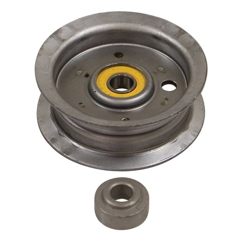 Flat Idler Pulley Compatible With John Deere Self - Propelled Mowers OEM M124285 - Outdoor Spares