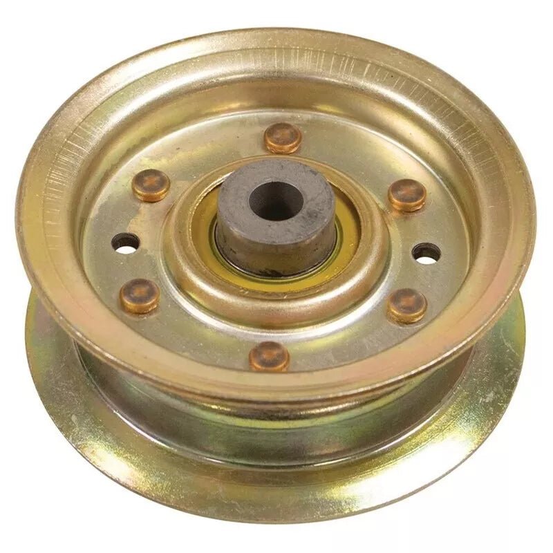 Flat Idler Pulley Compatible With John Deere X Series, L series OEM AM135773 - Outdoor Spares