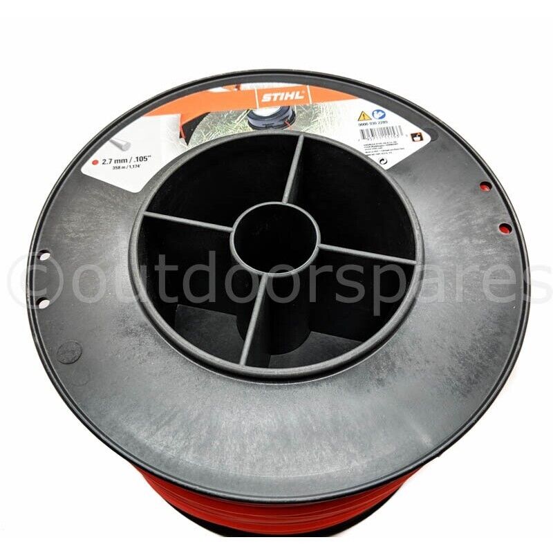 Genuine Stihl 2.7mm x 358m Round Strimmer & Brushcutter Nylon Line 0000 930 2289 - Outdoor Spares