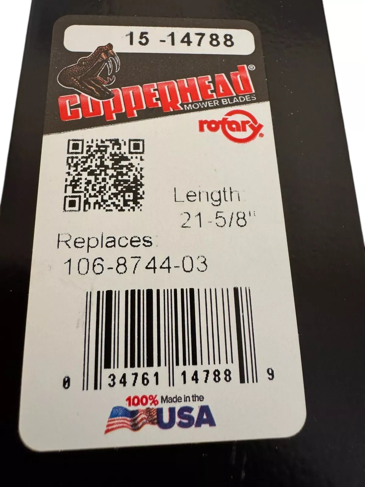 Heavy Duty 547mm Mower Blade Compatible With Toro Time Cutter Z Series 106 - 2247 - 03 - Outdoor Spares