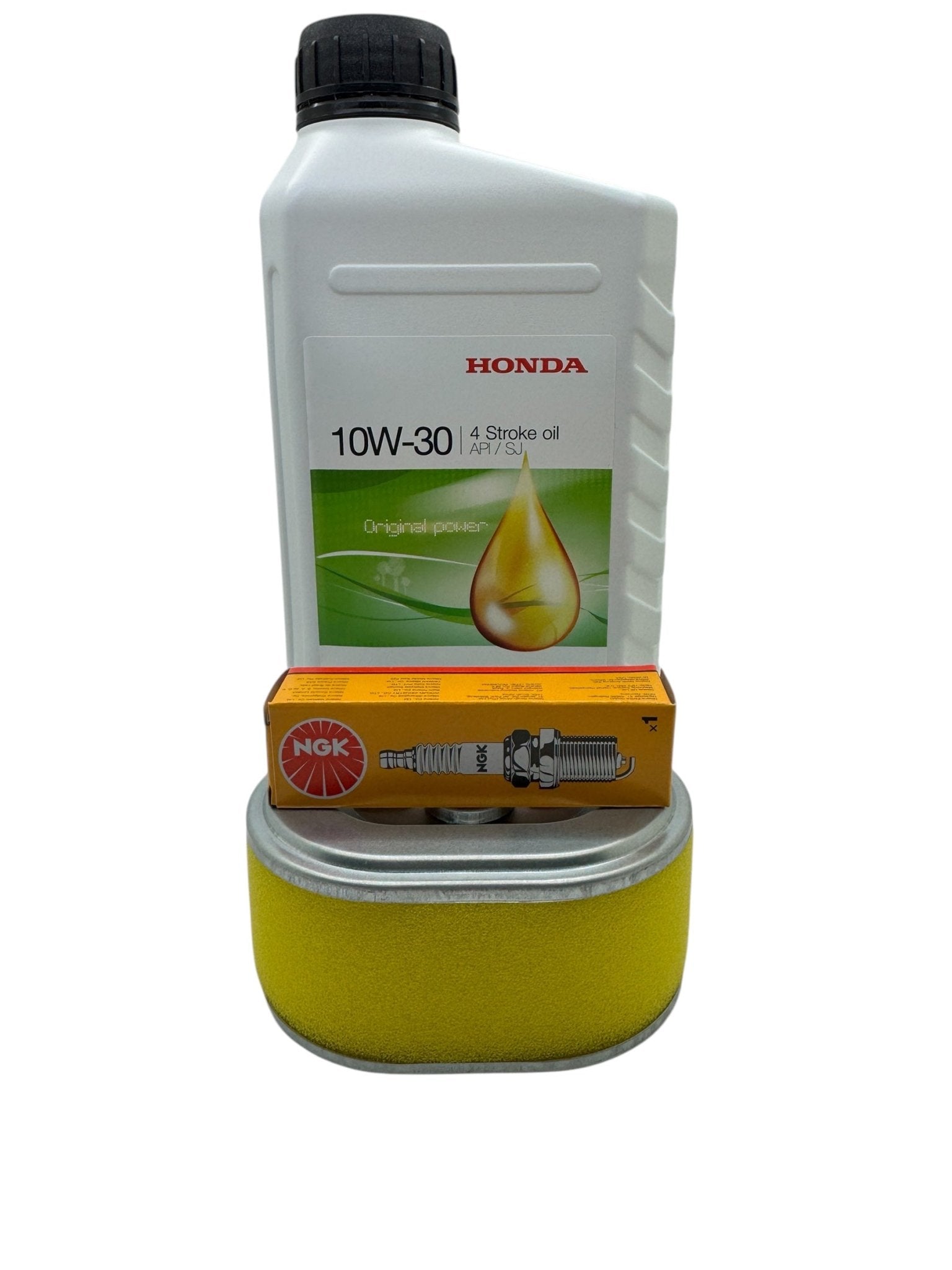 Honda GX110 GX120 Engine Service Kit Honda Oil NGK Plug HardRidge Air Filter - Outdoor Spares