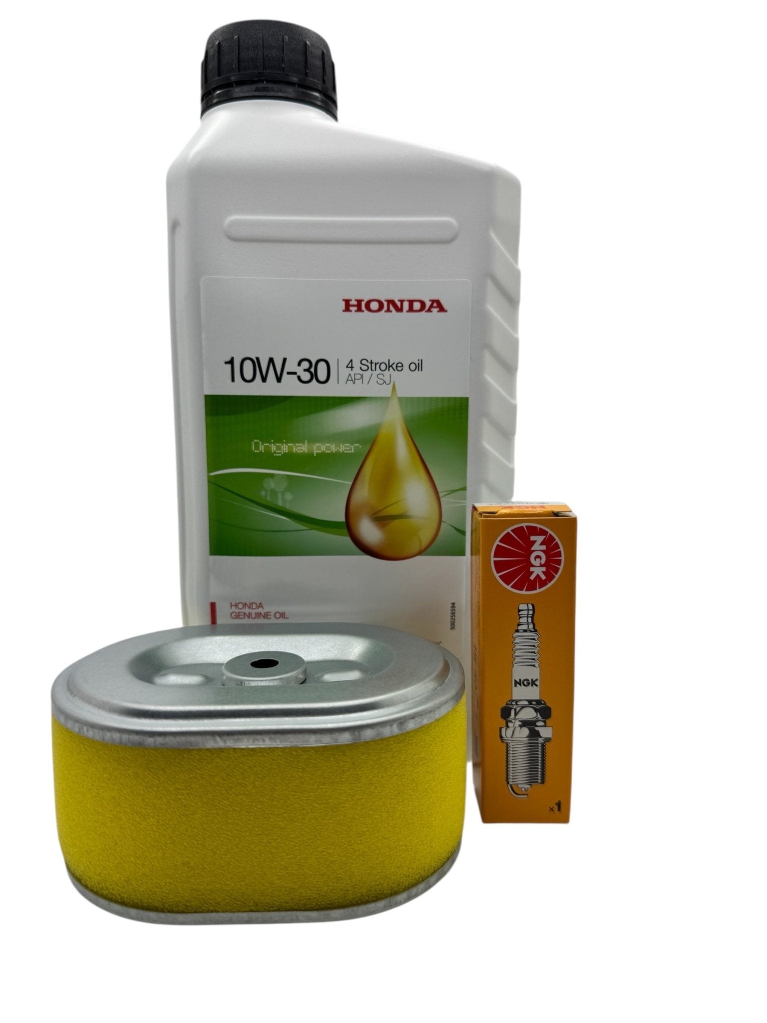 Honda GX110 GX120 Engine Service Kit Honda Oil NGK Plug HardRidge Air Filter - Outdoor Spares