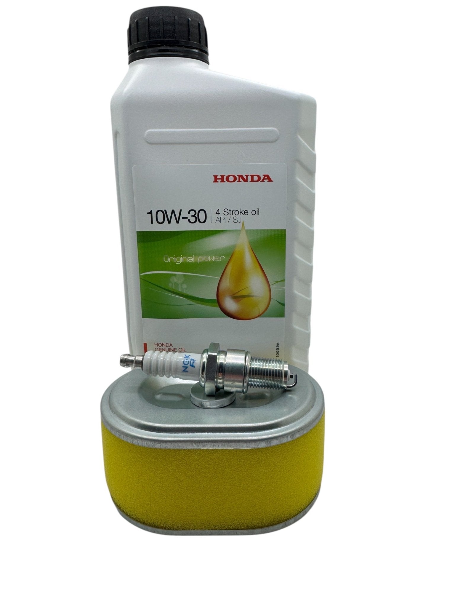 Honda GX110 GX120 Engine Service Kit Honda Oil NGK Plug HardRidge Air Filter - Outdoor Spares