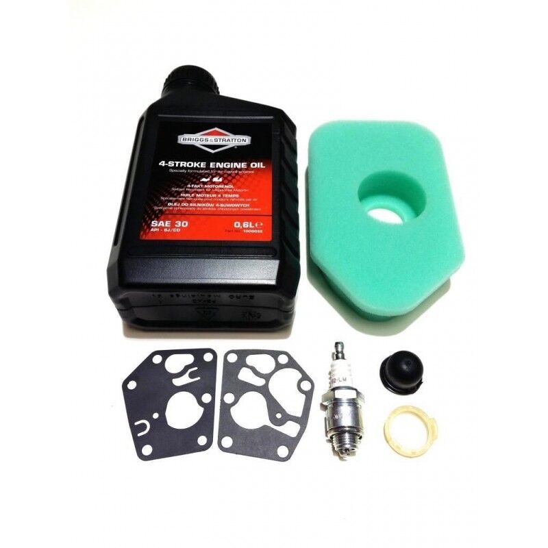 Lawnmower Service Kit Compatible With Briggs & Stratton Classic Engine - Outdoor Spares
