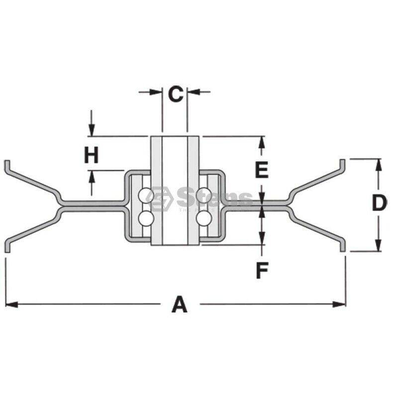 Lawnmower V - Idler Replaces Murray OEM 47781, 48881 & 53243 - Outdoor Spares
