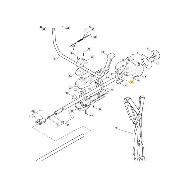 MacAllister Reduction Sleeve Fits MBCP254 Genuine Part 118801308/0 - Outdoor Spares