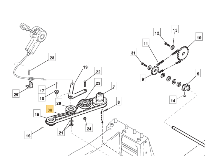 Mountfield Lawnmower Drive Belt Fits SP554 SP555 SP555R 135064383/0 - Outdoor Spares
