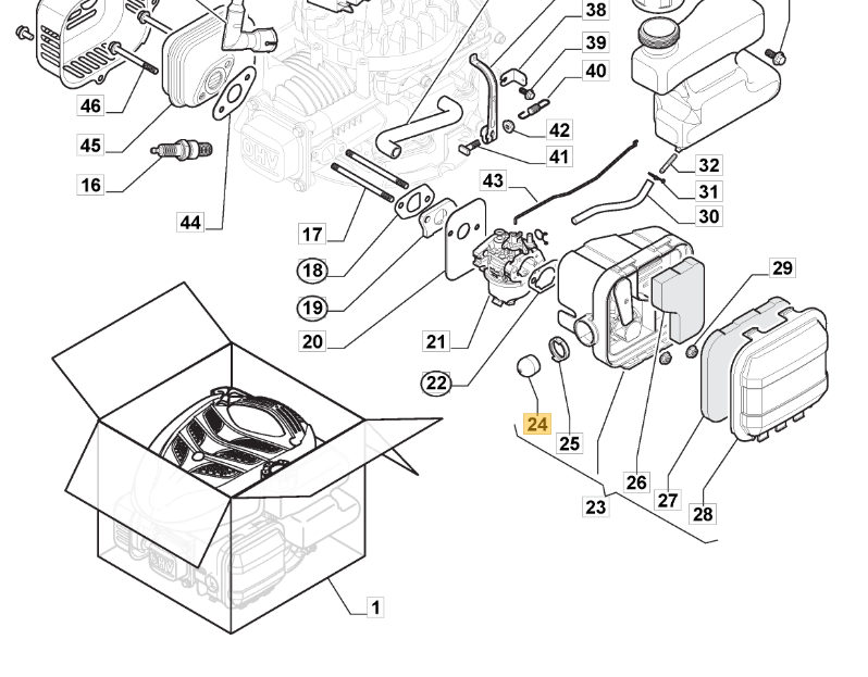 Mountfield Lawnmower Primer Bulb Fpr WBE140 Engine SP454 SP45 118550923/0 - Outdoor Spares