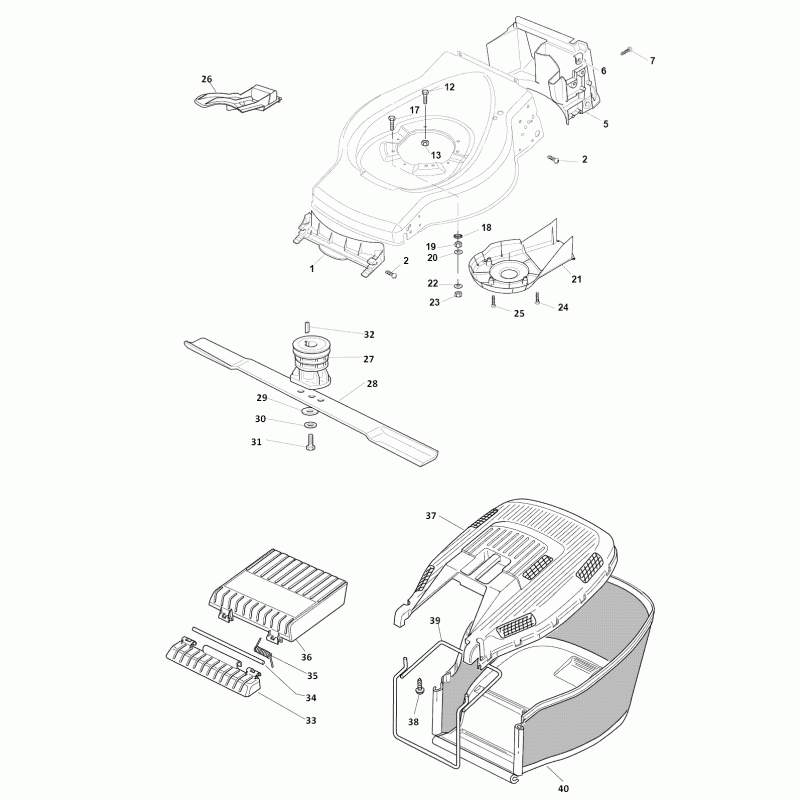 Mountfield Mulching Plug Fits SP534 SP536ES 5020PD 322140233/0 - Outdoor Spares