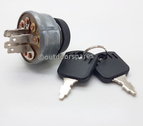 Mountfield Replacement Ignition Switch For Ride On Mowers Models RV25 1228H 1540 - Outdoor Spares