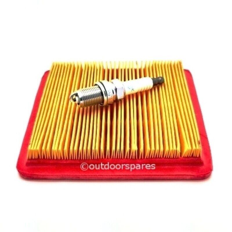 Mountfield RM45 Air Filter & Spark Plug Also RM55 RM65 WBE0701 Genuine Parts - Outdoor Spares