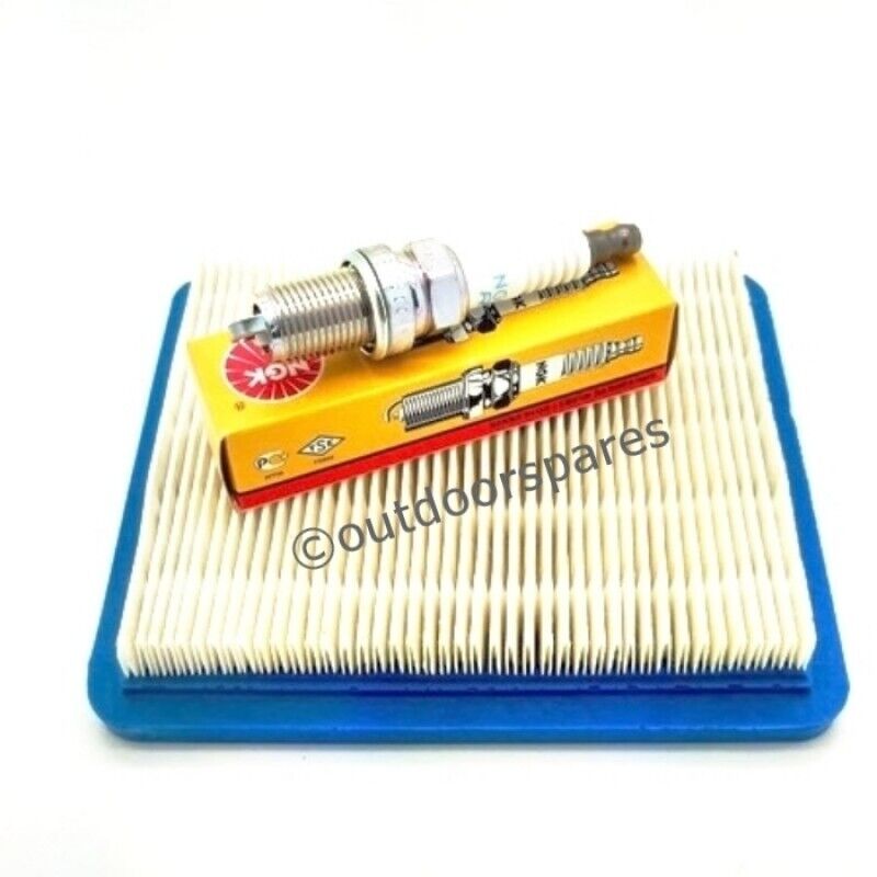 Mountfield RM45 RM55 RM65 Air Filter & Spark Plug Lawnmower Engine Service Kit - Outdoor Spares