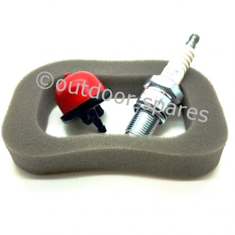 Mountfield RS100 Lawnmower Tune Up Service Kit With Primer Bulb SP414 & HP414 - Outdoor Spares