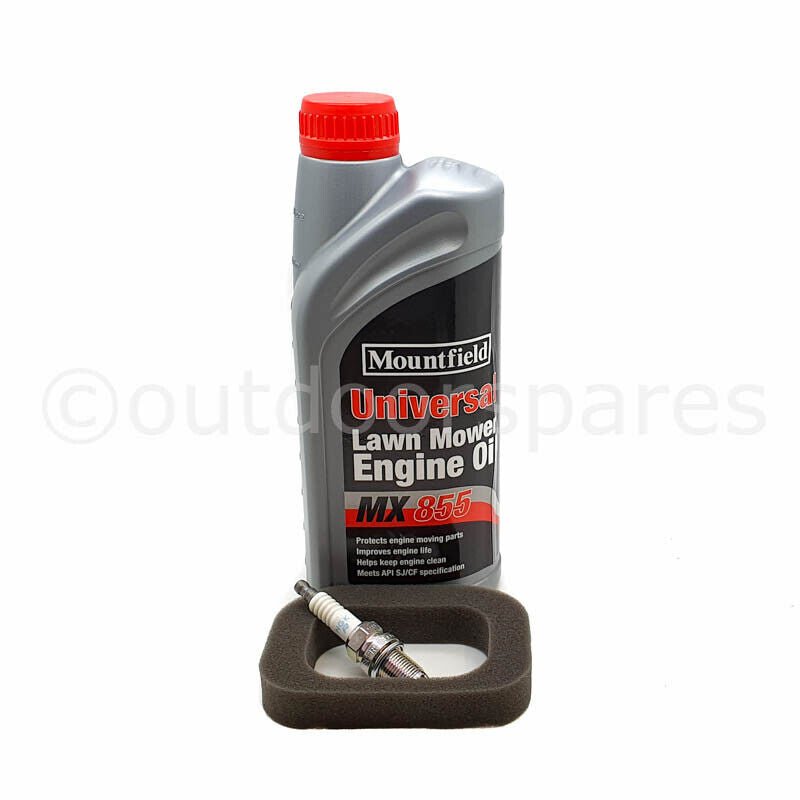 Mountfield RS100 RV100 Lawnmower Engine Service Kit For SP414 SP180R S421R PD - Outdoor Spares