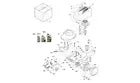 Mountfield SP42 Lawnmower Fuel Filter For Engine Model WBE140 Part No. 118550314/0 - Outdoor Spares