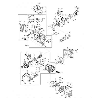 Stiga Chainsaw Needle Bearing Fits SPR255 & SPR255C Part No. 123235009/0 - Outdoor Spares