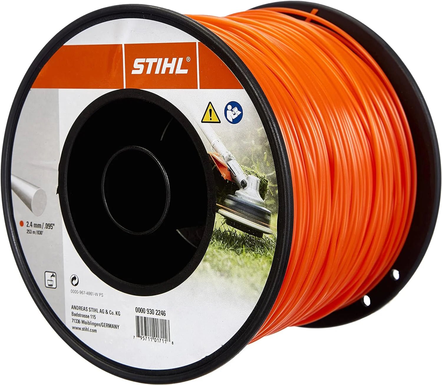 STIHL 2.4mm Round Mowing Line 253m 830ft Length 0000 930 2246 - Outdoor Spares
