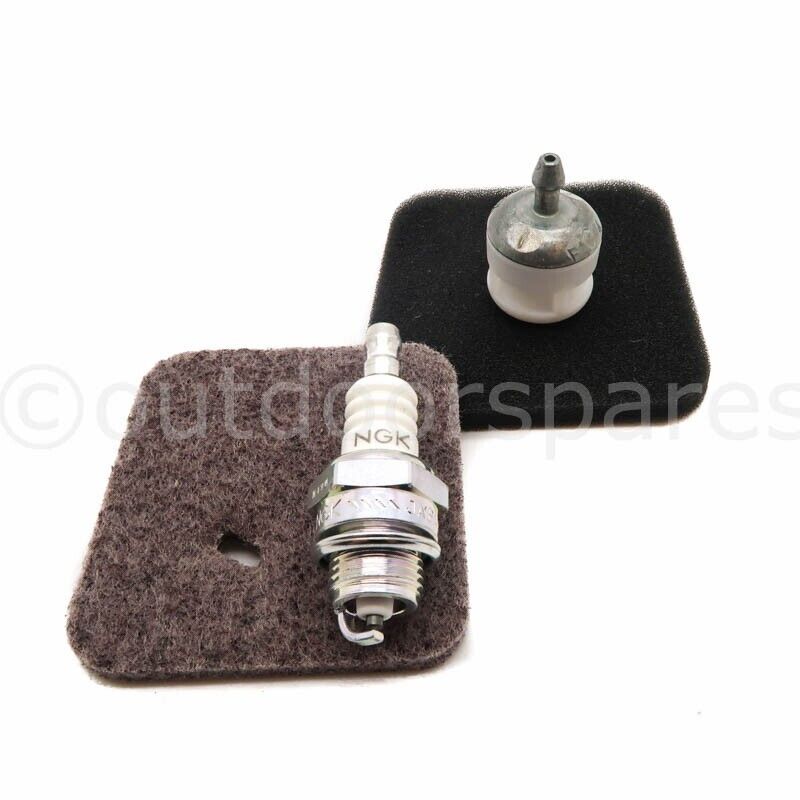 Stihl HS45 & HL45 Tune Up Kit Air Filter Set Fuel Filter & Spark Plug - Outdoor Spares