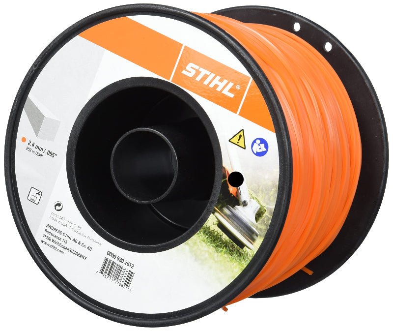 Stihl Square Brushcutter & Grass Trimmer Nylon Cutting Line 2.4mm x 830ft Roll - Outdoor Spares