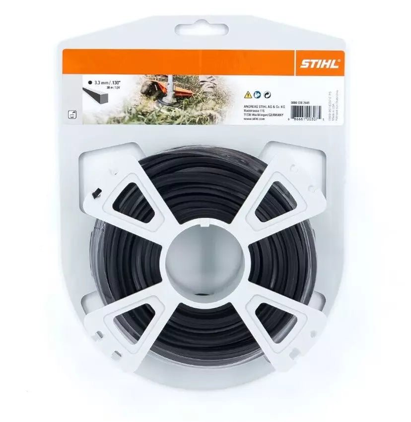 Stihl Square Trimmer Line 3.3 mm x 38m For AutoCut 36 - 2, 46 - 2 and 56 - 2 Heads - Outdoor Spares