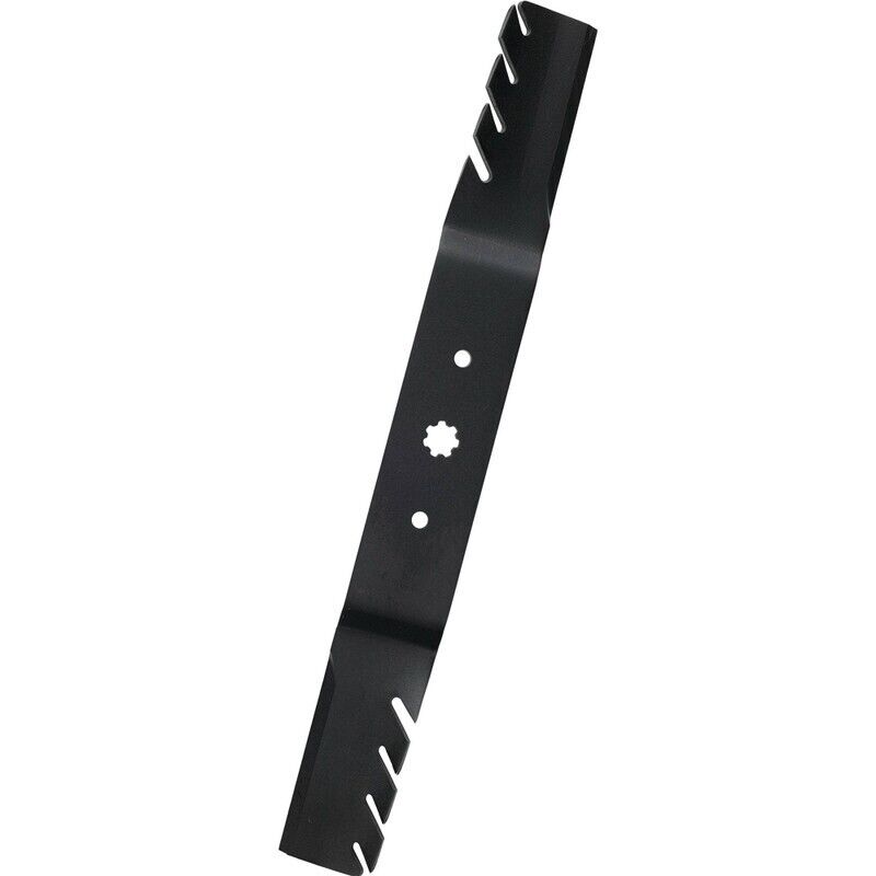 Toothed Lawnmower Blade Compatible John Deere 102 115 125 135 OEM AM137328 - Outdoor Spares