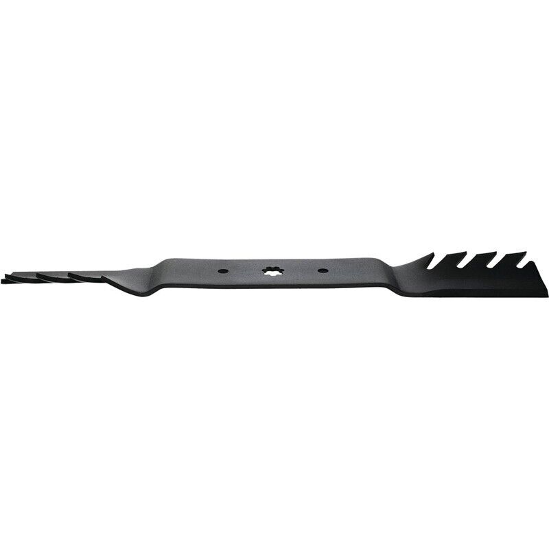 Toothed Lawnmower Blade Compatible John Deere 102 115 125 135 OEM AM137328 - Outdoor Spares