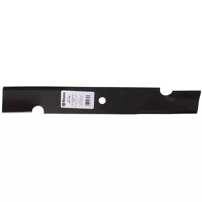 18" Notched Air Lift Blade Compatible With John Deere Lawnmower OEM AM104490 - Outdoor Spares