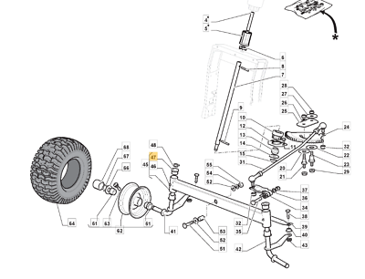 Mountfield 1228H Bush Fits 1228M 1430 1435 H 125034002/1 Genuine Part