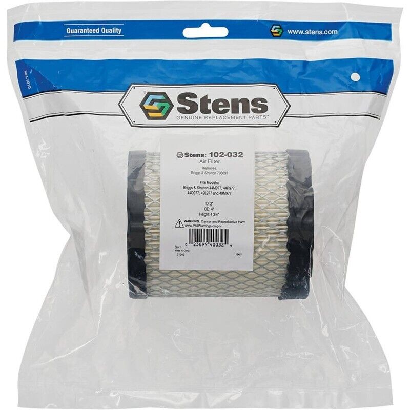 Air Filter Compatible With Briggs & Stratton 44M977, 44P977, 44Q977 & 49L977