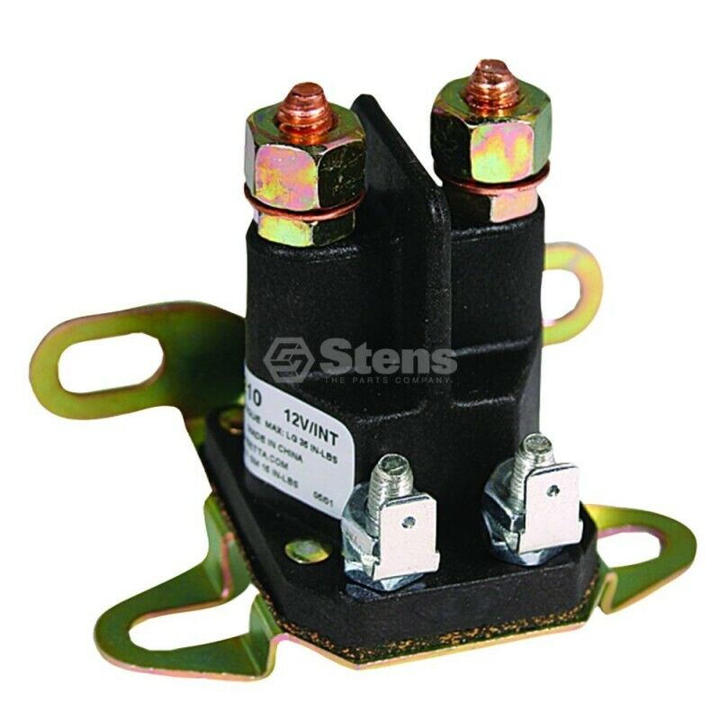 Stens Lawnmower Starter Solenoid Universal Double Terminal For Snapper Mowers