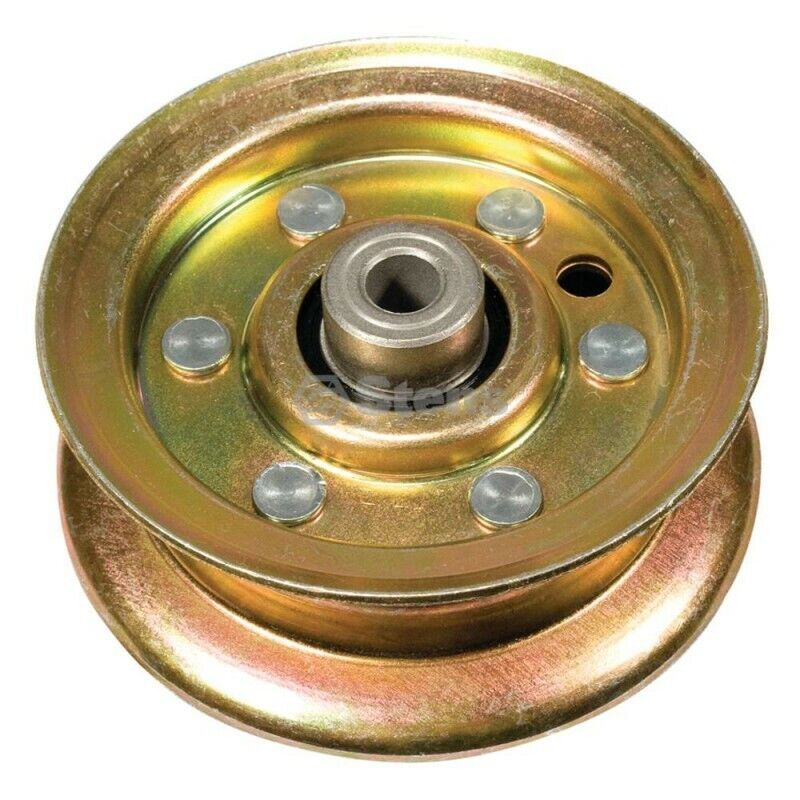 Flat Idler Pulley Compatible With AYP 48" Deck, 2001 & Later OEM 532177968