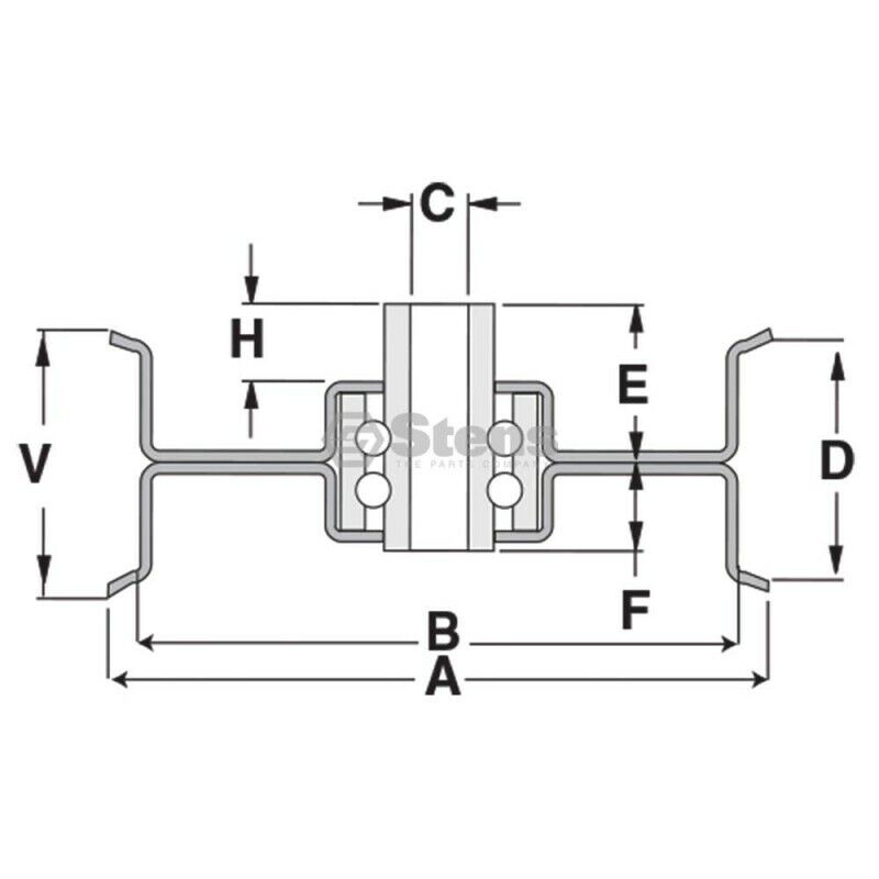 Flat Idler Pulley Compatible With AYP 42"-44" Decks Replaces OEM 532173438