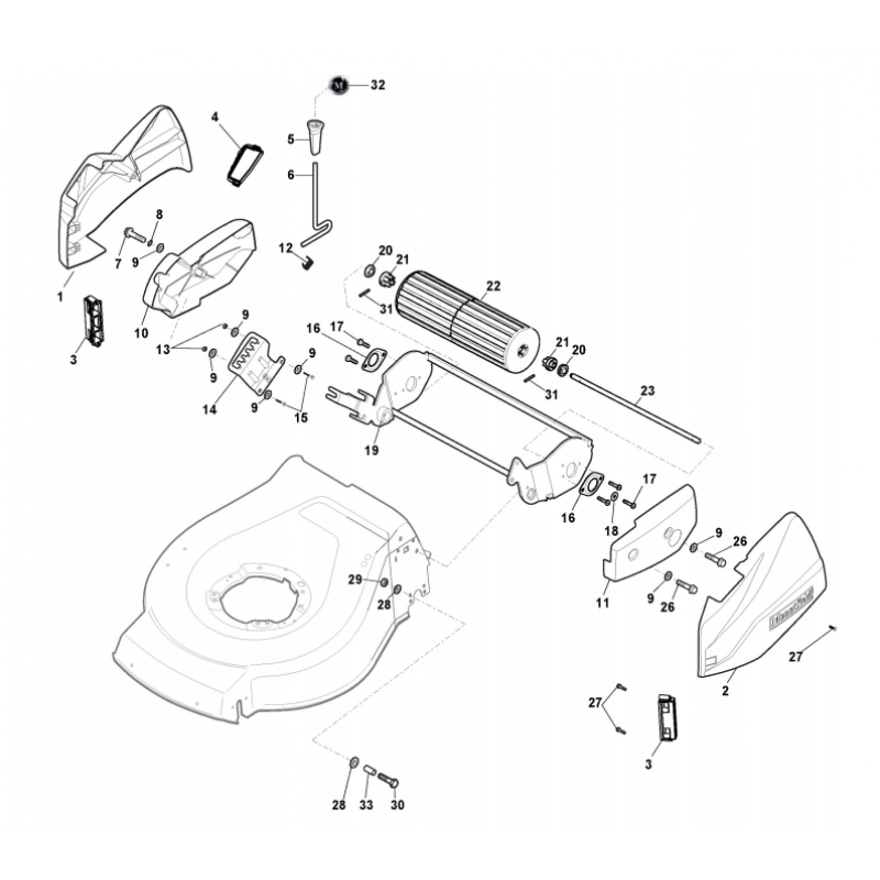 Mountfield HP180R Height Adjuster Plate Fits HP465R S421R HP 322570209/0 Genuine