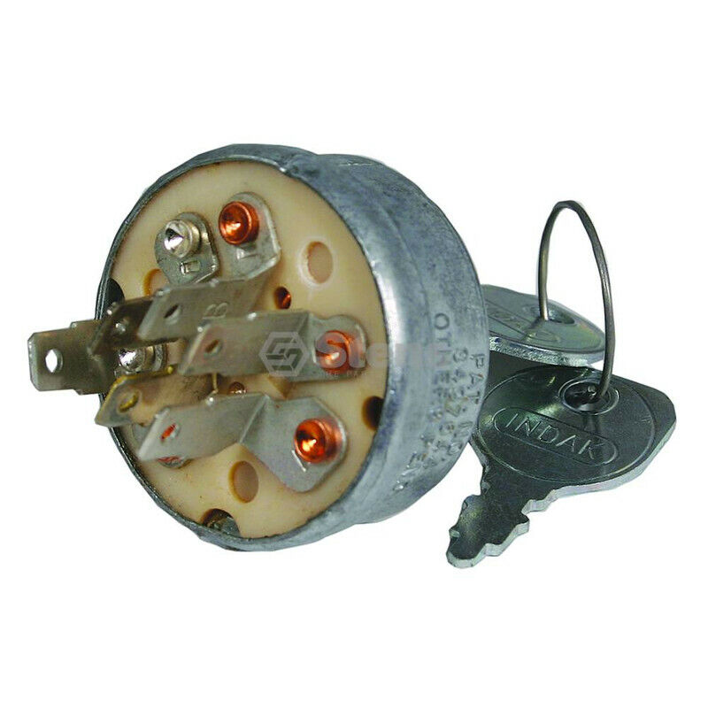 Indak Ignition Switch Compatible With John Deere Replaces OEM AM38227 GS25 GS30