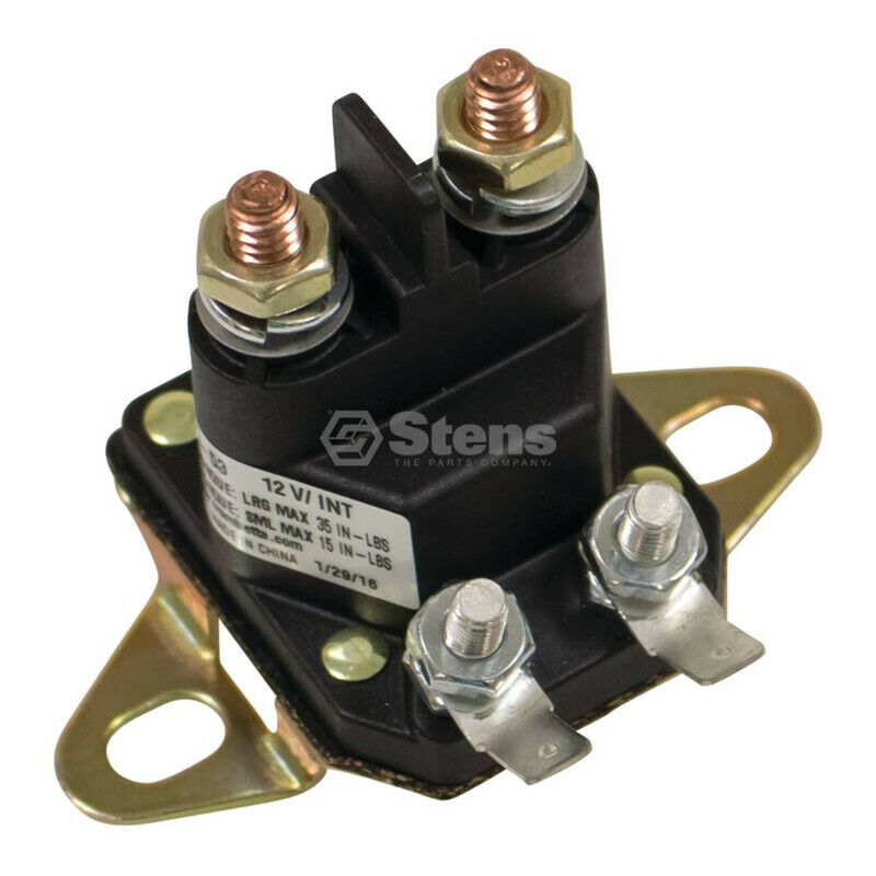 Stens Replacement Starter Solenoid Replaces Snapper OEM 1755382YP 7075622 75622