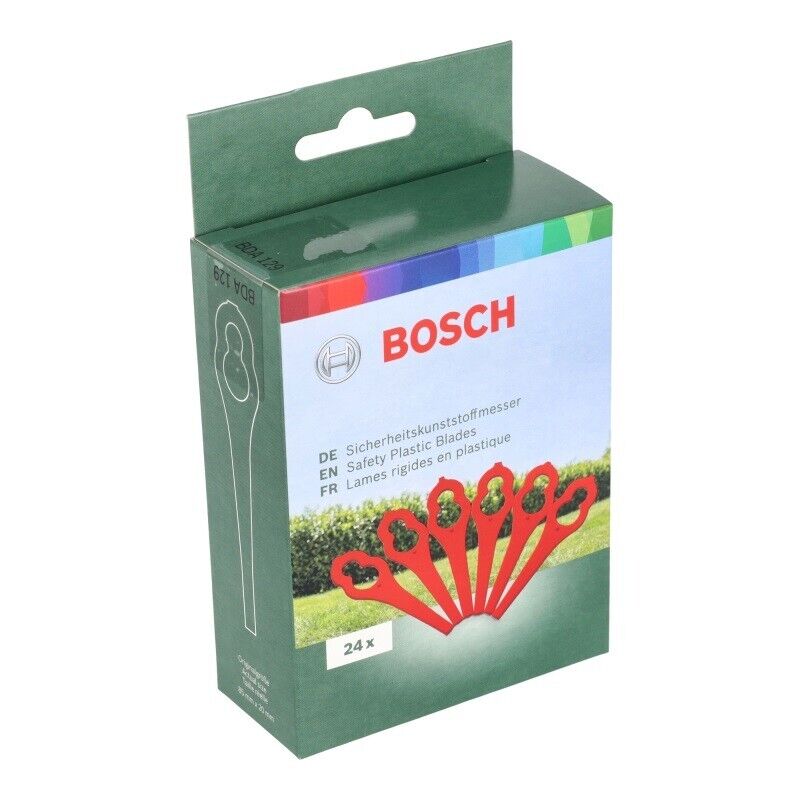 Bosch Trimmer 24-Pack Of Red Plastic Safety Cutting Blades F016 800 183