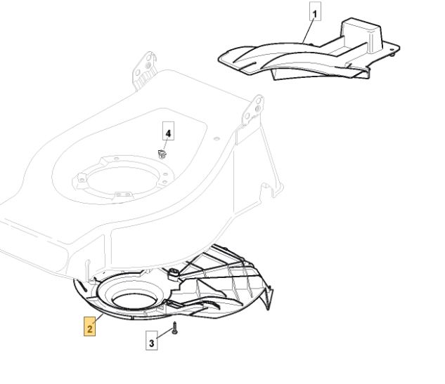 Mountfield Belt Guard Fits 5330PD BW  5310PD BW INOX  Part No.322060197/3