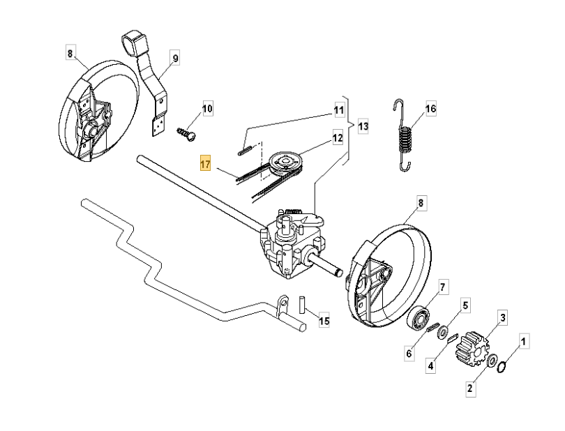 Mountfield Lawnmower Drive Belt For SP185 SP454 SP474 SP45 SP180 135063750/0