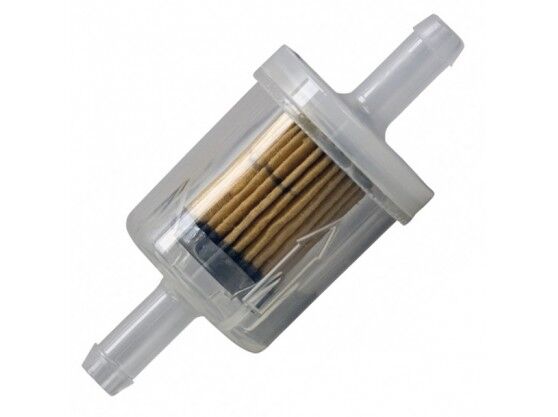 Inline Fuel Filter 60 Micron, in/outlet 6 & 8mm Quality Replacement Part