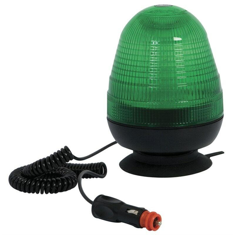 Green Magnetic Beacon 12/24v LED Tractor Warning Light