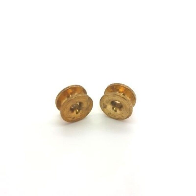 Brass Eyelet x 2 to Suit Manual or Bump Feed Heads OD 16mm ID 4mm