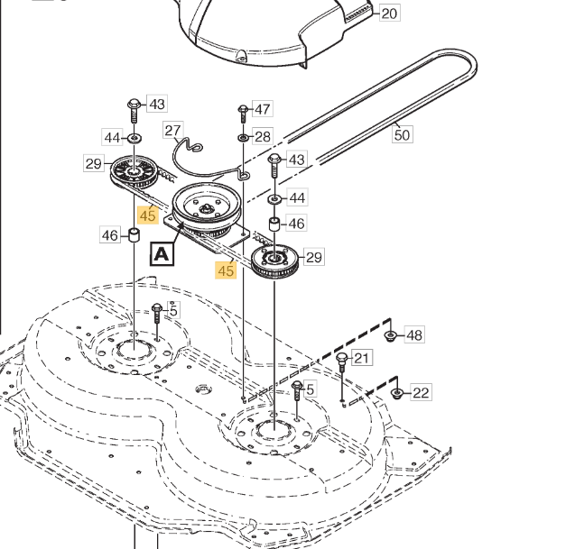 Stiga Park 95 Combi Toothed Belt 9585-0164-01 Genuine Replacement Part