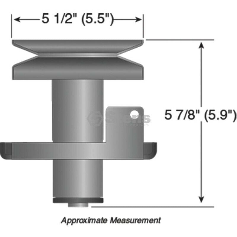 Spindle Assembly Compatible with John Deere LT160 Replaces OEM AM121324