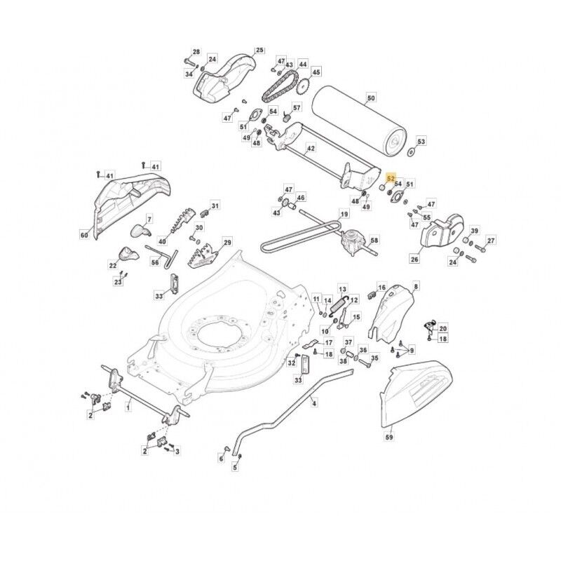 Mountfield S501R PD Spacer Fits SP505R SP555R 122170820/0 Genuine Part